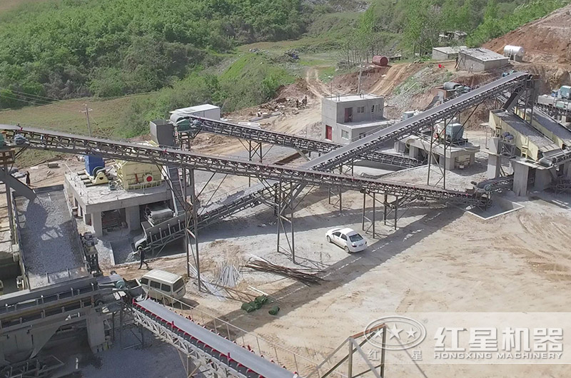 反擊破制砂現場