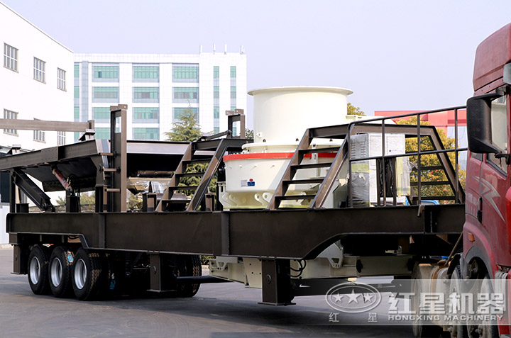 移動石粉制砂機發貨現場，到場即可作業