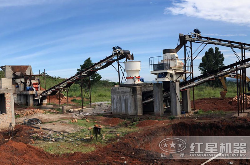 砂石生產線現(xiàn)場